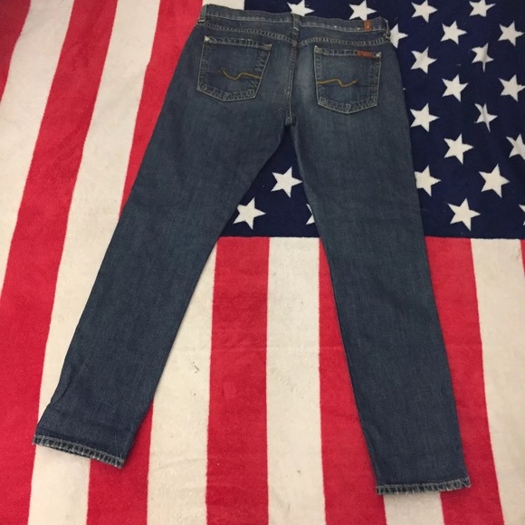 7 for All Mankind Josefina Skinny Boyfriend Sz 26 - Picture 3 of 8